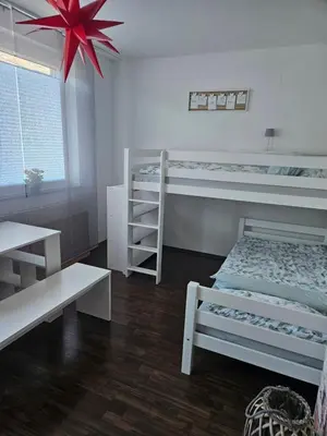 Ein Bett oder Betten in einem Zimmer der Unterkunft FeWo Ruhrpott