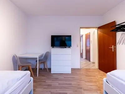 TV/Unterhaltungsangebot in der Unterkunft BudgetRoom Workers Home