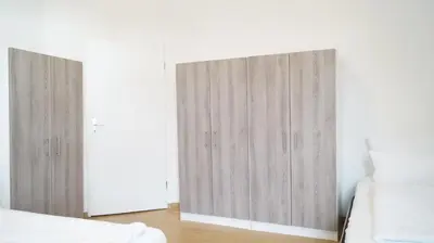 Ein Bett oder Betten in einem Zimmer der Unterkunft DIM Monteurzimmer Duisburg