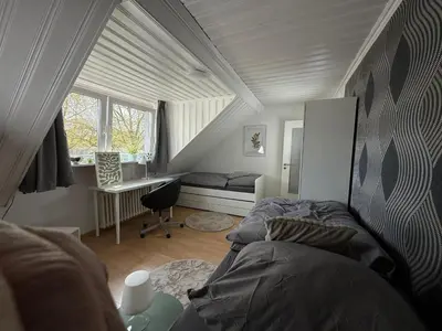Ein Sitzbereich in der Unterkunft Lichtblick 2