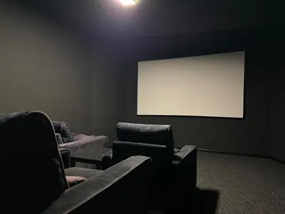 Ein Sitzbereich in der Unterkunft Entspannung pur! Privater Kinosaal & Whirlpool