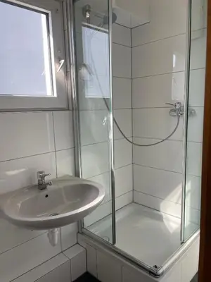Ein Badezimmer in der Unterkunft Monteurwohnung Fekete