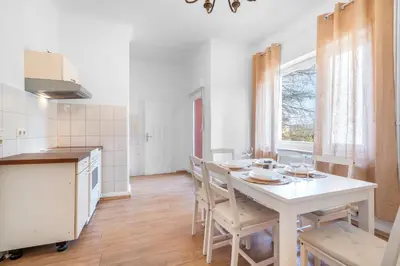 Küche/Küchenzeile in der Unterkunft JAKSE-Apartments - Bochum Work & Relax - Top Anbindung & Parkplätze