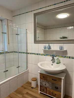 Ein Badezimmer in der Unterkunft Bungalow no 9