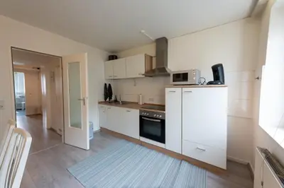 Küche/Küchenzeile in der Unterkunft HagenStay Mittelstadt 2