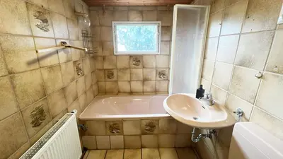 Ein Badezimmer in der Unterkunft Zeitwohnen in Hückeswagen -Neu-