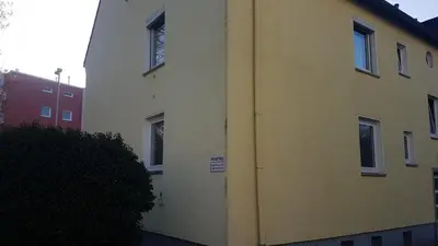 Das Gebäude in dem sich die Ferienwohnung befindet