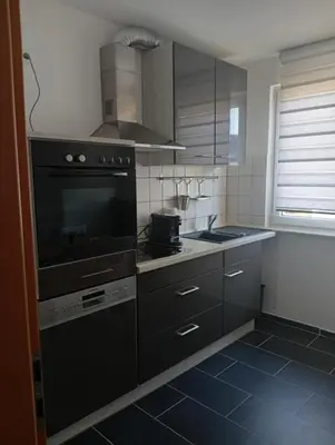 Küche/Küchenzeile in der Unterkunft Ferienwohnung