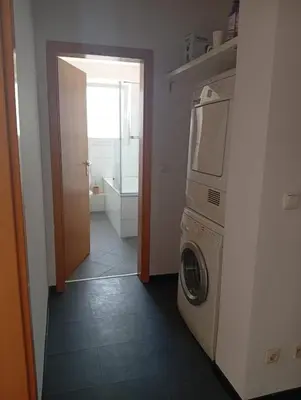 Küche/Küchenzeile in der Unterkunft Ferienwohnung
