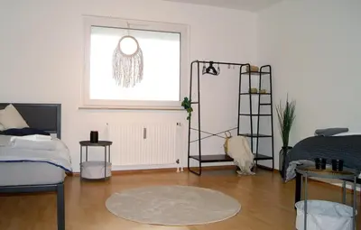 Ein Bett oder Betten in einem Zimmer der Unterkunft 7 Personen in Herten