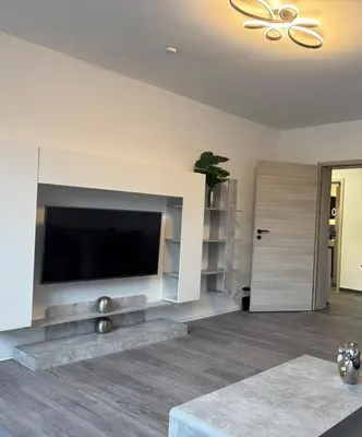 TV/Unterhaltungsangebot in der Unterkunft Schöne Wohnung am Nordsternpark