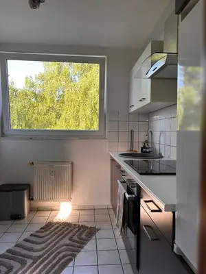 Küche/Küchenzeile in der Unterkunft Dachnest mit Charme
