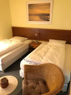 Ein Bett oder Betten in einem Zimmer der Unterkunft Monteur-Zimmer Winter