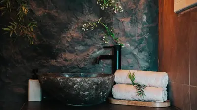 Ein Sitzbereich in der Unterkunft Wellness Paradise mit Whirlpool