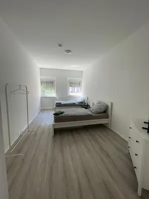 Ein Bett oder Betten in einem Zimmer der Unterkunft Gemütliches Apartment Hagen