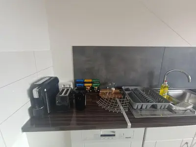 Küche/Küchenzeile in der Unterkunft Mont Apartments