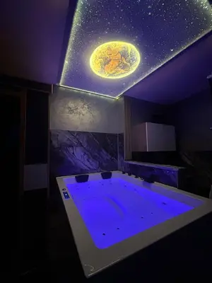 Grundriss der Unterkunft Wellness Suite Essen mit Whirlpool & Sauna
