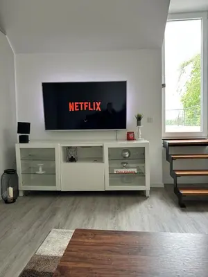 TV/Unterhaltungsangebot in der Unterkunft Skyview loft A1