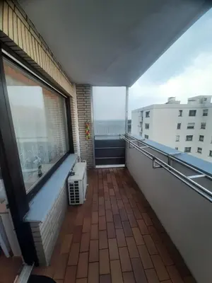 Ein Balkon oder eine Terrasse in der Unterkunft Apartment am Dülmen