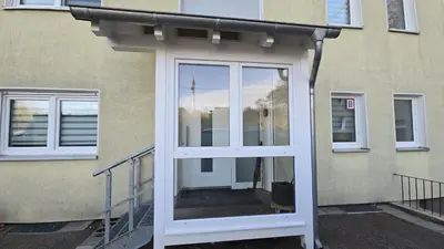 Das Gebäude in dem sich die Ferienwohnung befindet
