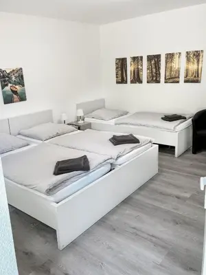 Ein Bett oder Betten in einem Zimmer der Unterkunft Sportpark Reken Apartment III