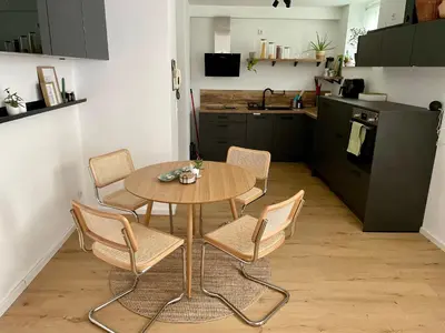 Küche/Küchenzeile in der Unterkunft Appartement nähe Gruga-Messe und Klinik!