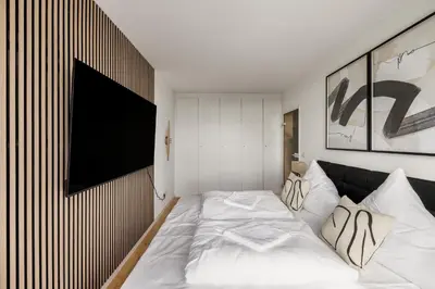 Ein Bett oder Betten in einem Zimmer der Unterkunft Beyond Living Horizon