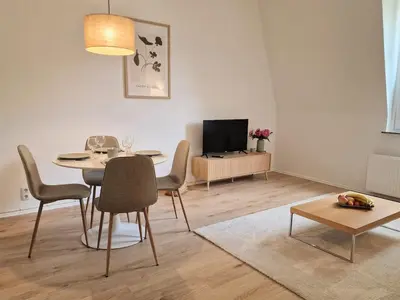 TV/Unterhaltungsangebot in der Unterkunft stayVision FS43 Wohnung 8 - 1 Schlafzimmer - 4 Gäste - top WLAN