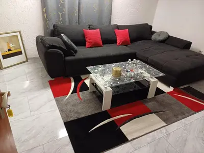 Ein Sitzbereich in der Unterkunft Guest house in Datteln