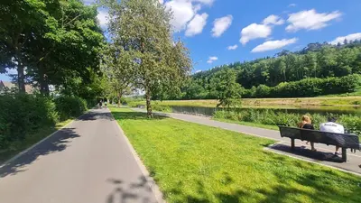 Naturlandschaft in der Nähe der Pension