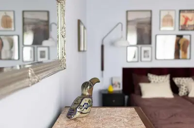 Ein Bett oder Betten in einem Zimmer der Unterkunft Premium 2-Level apartment on Rhine, Great Location