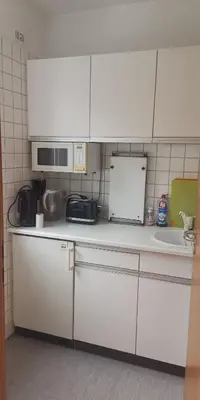 Küche/Küchenzeile in der Unterkunft Single Apartment in schöner Lage Gerresheim