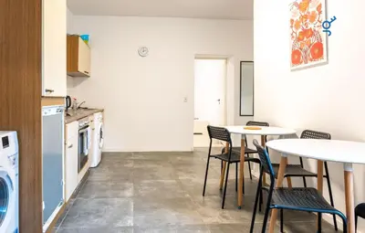 Küche/Küchenzeile in der Unterkunft BEGE APARTMENTS TeamLodge