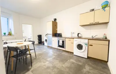 Küche/Küchenzeile in der Unterkunft BEGE APARTMENTS TeamLodge