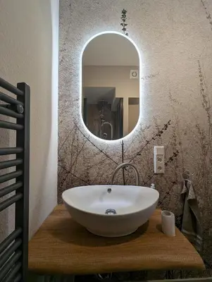 Ein Badezimmer in der Unterkunft Helle 2 Zimmer mit Home Office