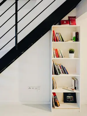Die Bibliothek in der Ferienwohnung