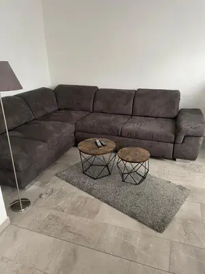 Ein Sitzbereich in der Unterkunft Schönes Appartement in der Nähe vom Schloss Herten