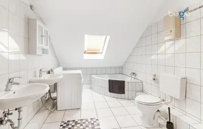 Ein Badezimmer in der Unterkunft BEGE APARTMENT Cozy Workbase