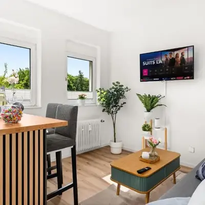 MOLA Apartments-Stylisches Apartment in Wetter-im Ruhrgebiet-für 3 Gäste-WLAN