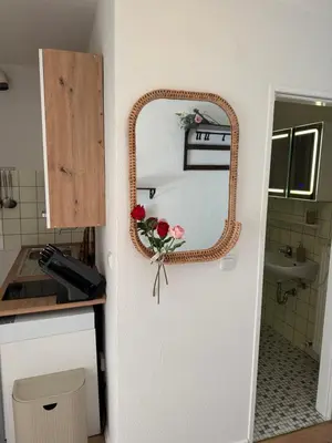 Küche/Küchenzeile in der Unterkunft Modernes Apartment, Zentral Essen, Top Ausstattung