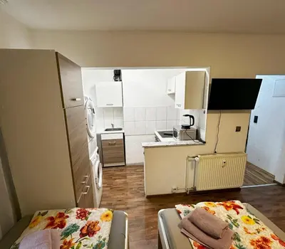 Küche/Küchenzeile in der Unterkunft Apartment in Bochum