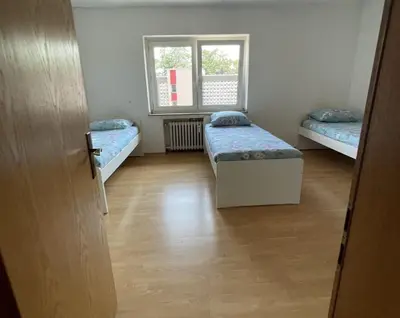 Ein Bett oder Betten in einem Zimmer der Unterkunft Fully equipped Apartment with Balcony in Duisburg