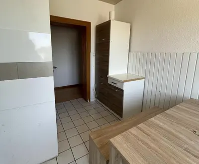 Küche/Küchenzeile in der Unterkunft Fully equipped Apartment with Balcony in Duisburg