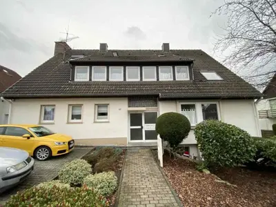 Das Gebäude in dem sich die Ferienwohnung befindet