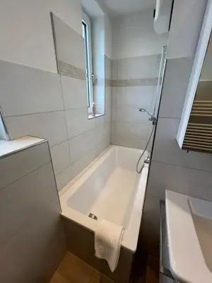 Ein Badezimmer in der Unterkunft Ruhrperle Apartment 3 Essen
