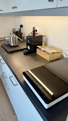 Küche/Küchenzeile in der Unterkunft Bostel 96 - Apartment, Altstadt, Aufzug