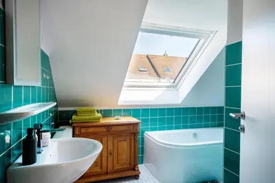Ein Badezimmer in der Unterkunft cruwzo Home Wuppertal- Komfort trifft Stil