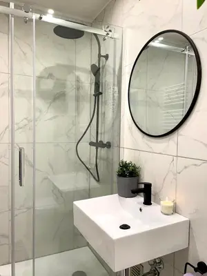Ein Badezimmer in der Unterkunft Apartment Luise