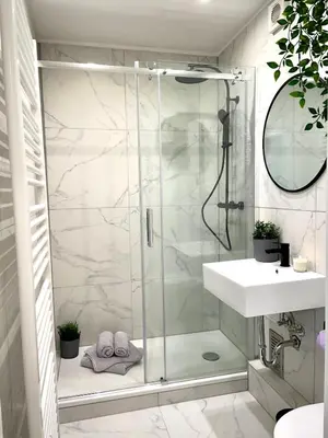 Ein Badezimmer in der Unterkunft Apartment Luise