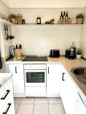 Küche/Küchenzeile in der Unterkunft Apartment Alfred